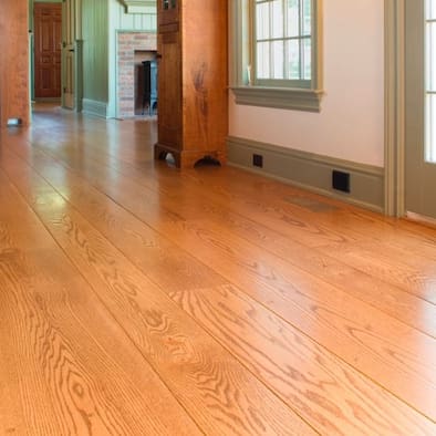 Red Oak Wide Plank Flooring