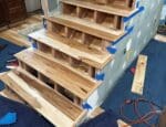 hickory stair treads custom