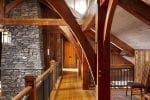 White Oak Plank Floors - Timber Frame Home