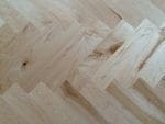 Maple floor herringbone pattern