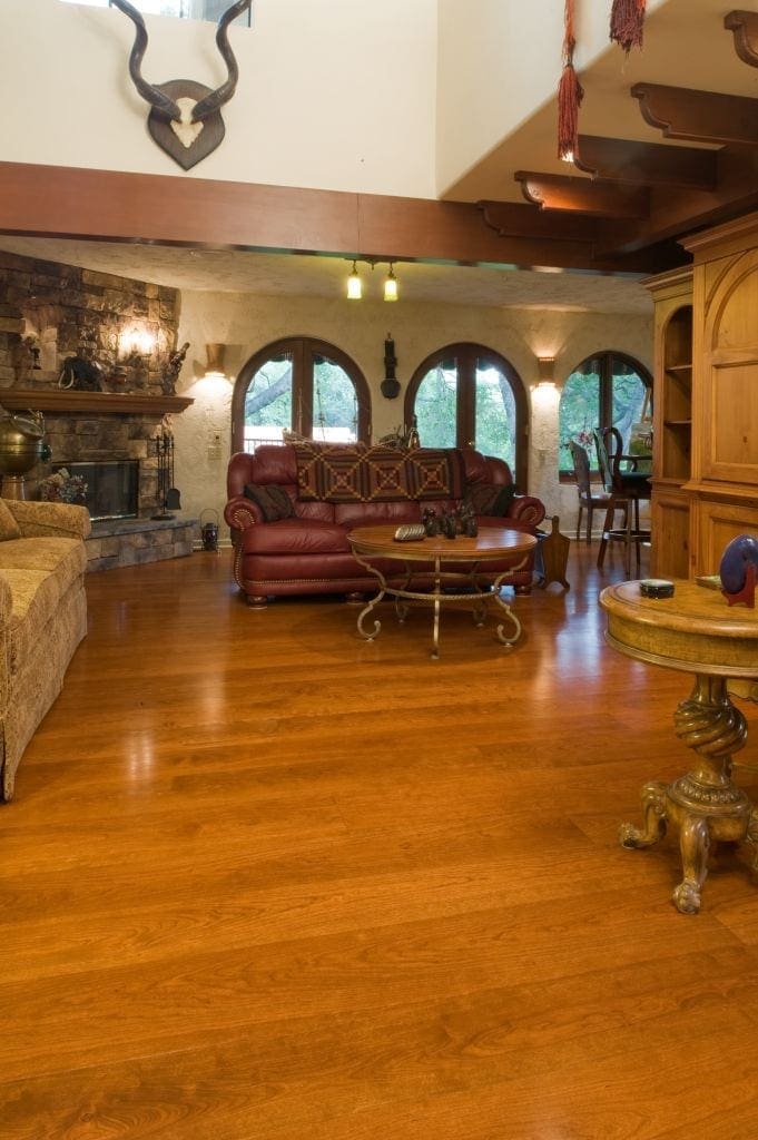 Cherry Wide Plank Flooring - Select Heart Grade