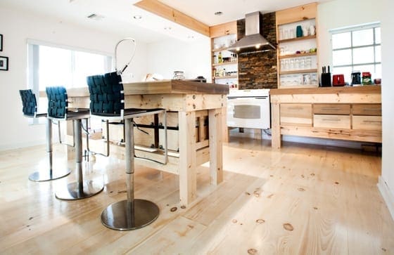 Pine Wide Plank Flooring - Premium Grade