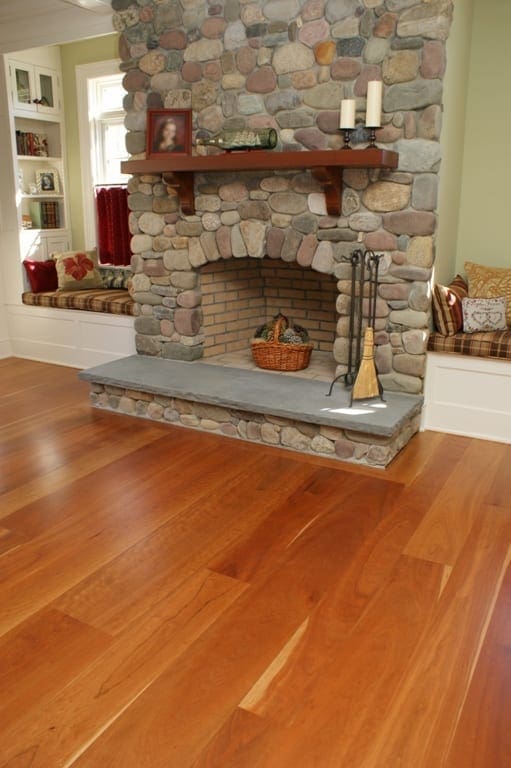Cherry Wide Plank Wood Flooring - Premium Grade