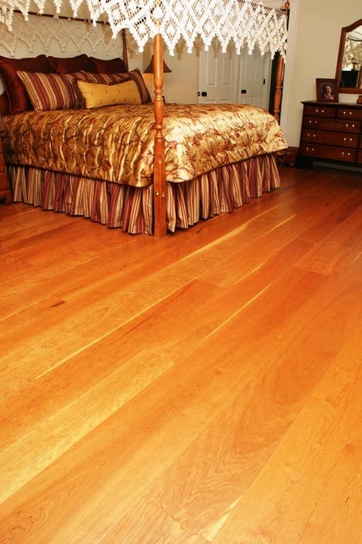 Cherry Wide Plank Wood Flooring - Premium Grade