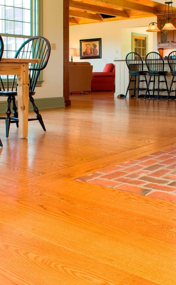 Red Oak Wide Plank Flooring - Select Grade