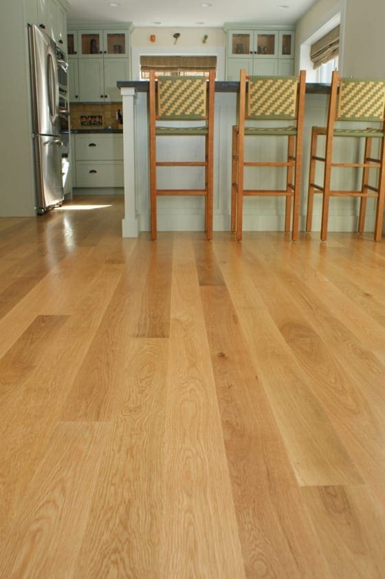 White Oak Wide Plank Flooring Select