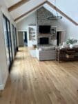 live sawn white oak flooring with 7" wide planks
