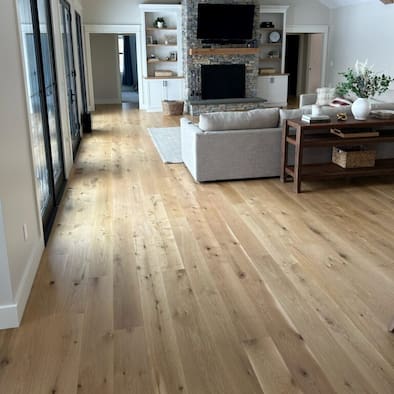 White Oak Wide Plank Flooring