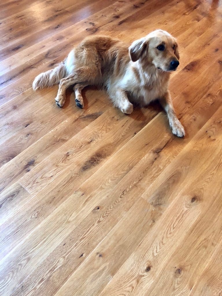 Wide Plank White Oak Flooring - Natural