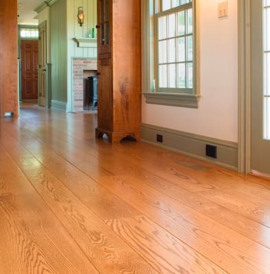 Red Oak Wide Plank Flooring